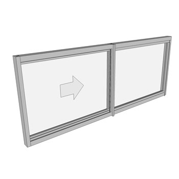 600 x 1510 2 Light Sliding Window