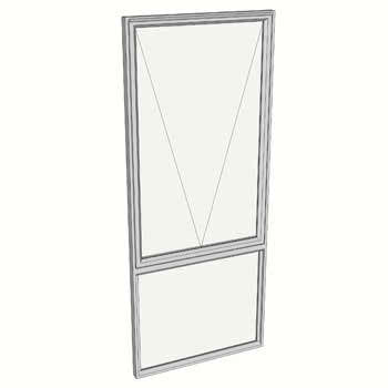 2100 x 910 1 Light Awning Window with Lowlight