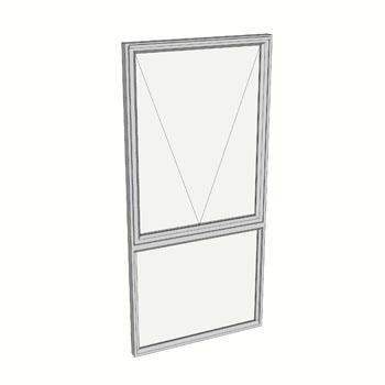 1800 x 910 1 Light Awning Window with Lowlight