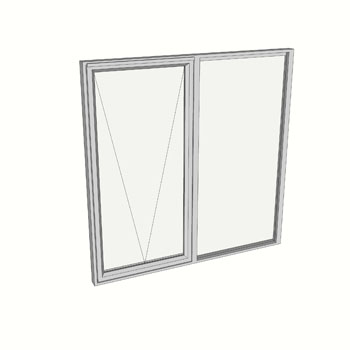 1200 x 1210 2 Light Awning Window