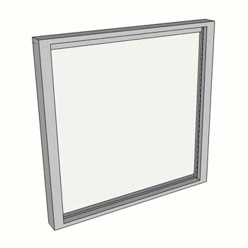 600 x 610 1 Light Fixed Window