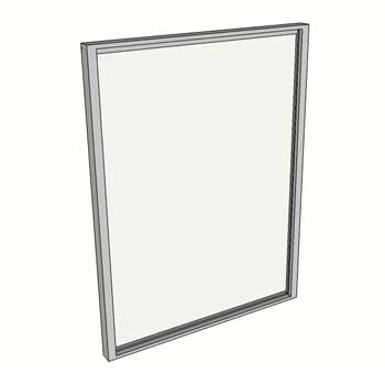 1200 x 910 1 Light Fixed Window
