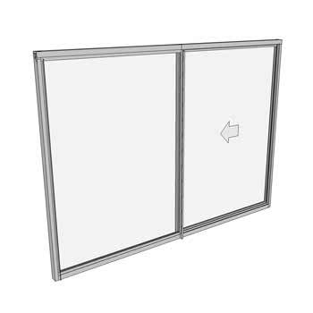 1500 x 1810 2 Light Sliding Window