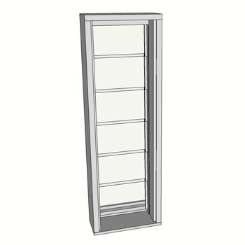 914 x 450 1 Light Louvre Window