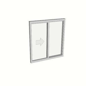 900 X 910 2 Light Sliding Window