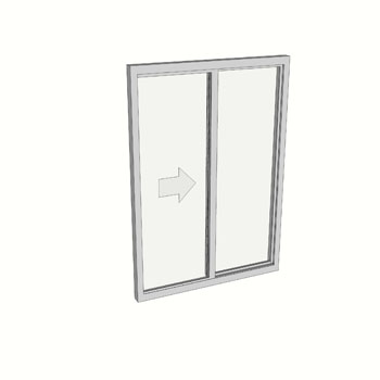 1200 x 910 2 Light Sliding Window