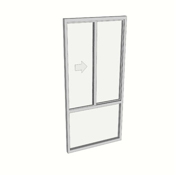 1800 x 910 2 Light Sliding Window with Lowlights