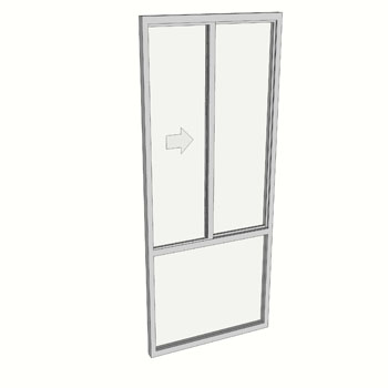 1800 x 610 2 Light Sliding Window with Lowlights